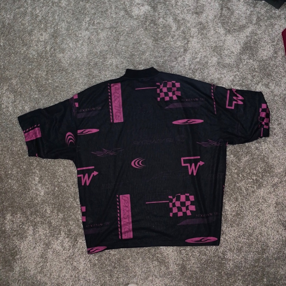 asos raceway black & pink shirt - Picture 6 of 6